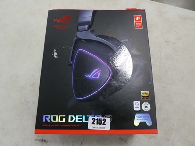 Lot 2152 - Pair of ROG Delta S gaming headphones
