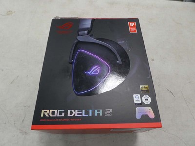 Lot 2153 - Pair of ROG Delta S gaming headphones