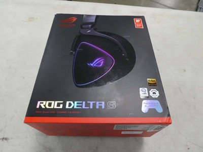 Lot 2155 - Pair of ROG Delta S gaming headphones