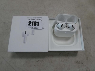 Lot 2181 - Boxed pair of Apple AirPods 4