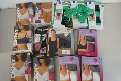 Lot 1173 - Mixed lot of womens underwear, bras, vests to...