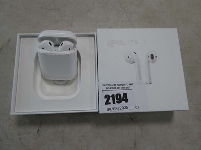 Lot 2194 - Boxed pair of AirPods