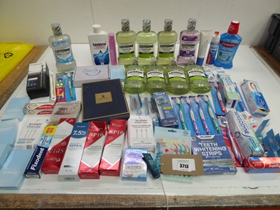 Lot 3713 - Dental care including mouth wash, toothpaste,...