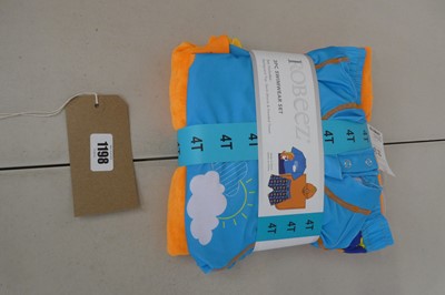 Lot 1198 - Approx. 10 kids Robeeze 3 piece swimwear sets