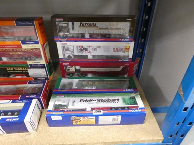 Lot 2209 - 5 collectable Corgi models of lorries