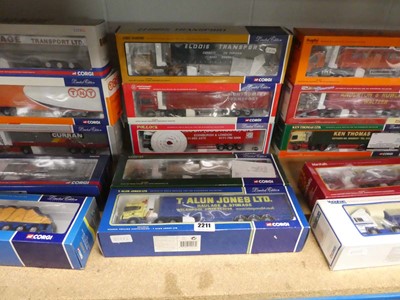 Lot 2211 - 5 collectable Corgi models of lorries