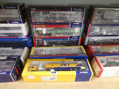 Lot 2214 - 5 collectable Corgi models of lorries