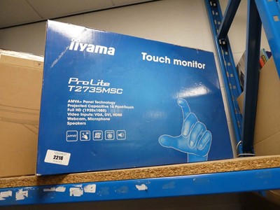 Lot 2216 - Boxed Prolite Iiyama touch monitor