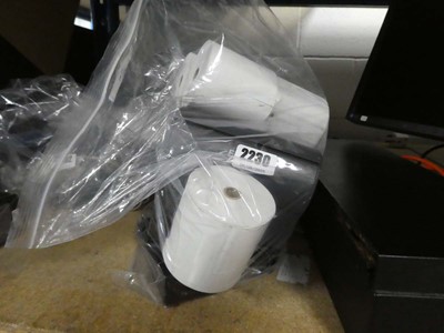 Lot 2230 - Epsom receipt printer and receipt rolls