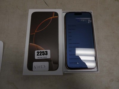 Lot 2253 - iPhone 16 Pro Max