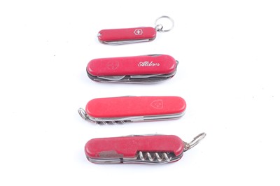 Lot 1490 - Four folding pocket knife multi tools