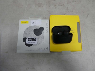 Lot 2264 - Pair of Elite 4 Active earbuds by Jabra