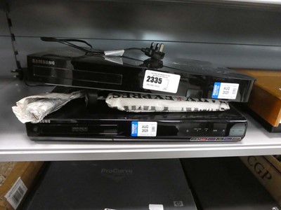 Lot 2335 - Samsung cd player and one other