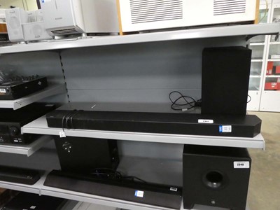 Lot 2347 - Samsung soundbar and sub woofer
