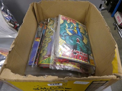 Lot 2273 - Box of comics to include Marshal Law, High...