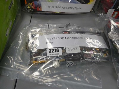 Lot 2276 - 75317 Lego Mandalorian and Baby Yoda model