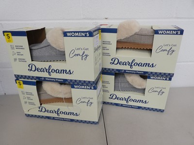 Lot 1260 - x4 boxed pairs of Dearfoam memory foam...