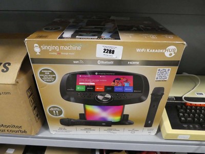 Lot 2288 - Boxed Wi-Fi karaoke