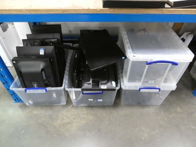Lot 2387 - 4 boxes of assorted computer items inc....
