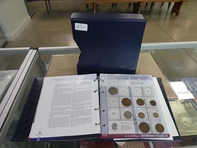 Lot 2389 - Numis coin album with quantity of pre-decimal...