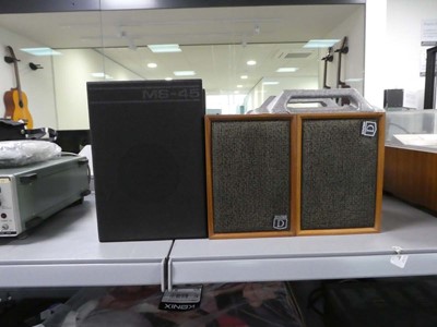 Lot 2310 - Pair of Dynatron speakers and a pair Amstrad...