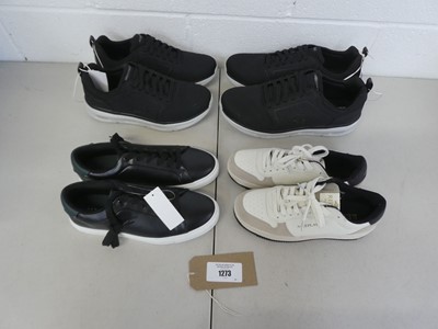 Lot 1273 - x4 unboxed pairs of mens shoes to include...