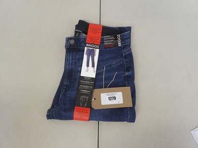 Lot 1279 - Approx. 20 ladies Briggs high rise wide leg jeans