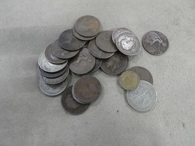 Lot 2457 - Quantity of vintage pre-decimal coins