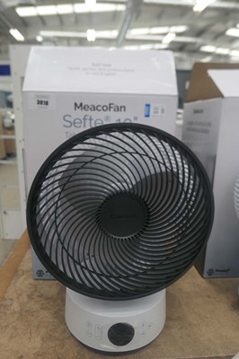 Lot 3018 - Meaco 10" table air circulator fan with box