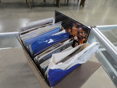 Lot 2476 - Shelf of photo albums and postcards