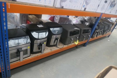 Lot 3045 - 19 loose Gourmia fryers and dual basket air...
