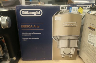 Lot 3053 - Delonghi Dedica Art espresso and cappuccino make