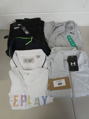 Lot 1301 - Approx. 15 branded items of clothing to...
