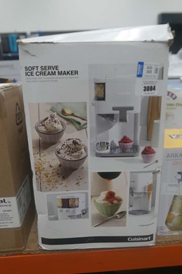 Lot 3084 - Cusinart soft serve ice-cream maker