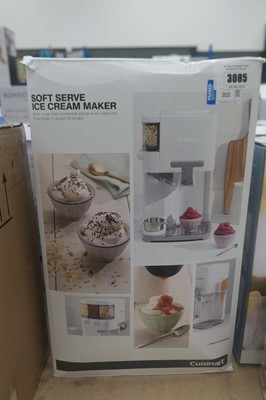 Lot 3085 - Cusinart soft serve ice-cream maker