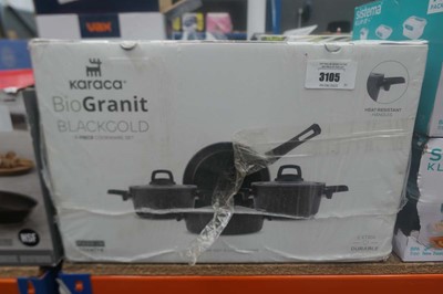 Lot 3105 - Karaca 7 piece cookware set