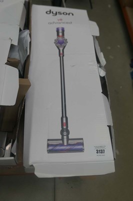 Lot 3137 - Handheld Dyson V8 Advance with pole head,...