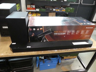 Lot 2496 - Samsung subwoofer and soundbar
