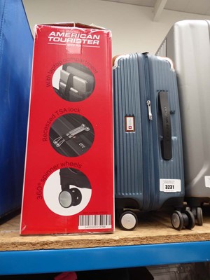 Lot 3231 - Hard shell military suitcase plus American...
