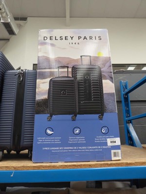 Lot 3234 - 2 piece hard shell suitcase set in box