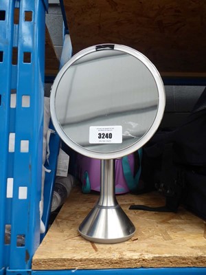 Lot 3240 - Simple human sensor mirror, no charger