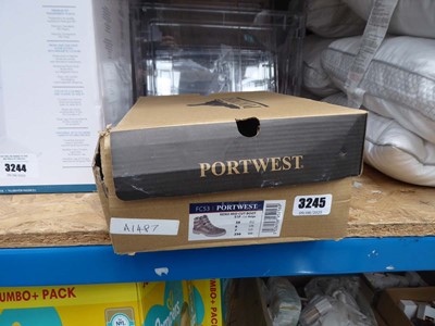 Lot 3245 - Boxed pair of Port West mid cut boots size 6