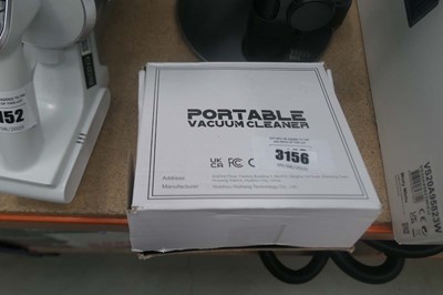 Lot 3156 - Mini portable vacuum cleaner
