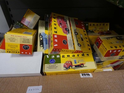 Lot 2515 - Large box of Vanguard diecast collectable vans...