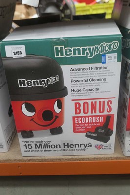 Lot 3169 - Henry micro vacuum cleaner with box