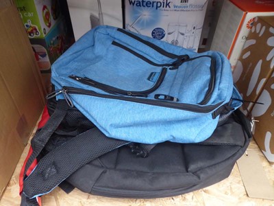 Lot 3262 - 3 mixed backpacks plus a Ferrari umbrella