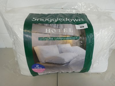 Lot 1319 - A pair of Snuggledown hotel collection luxury...