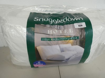 Lot 1320 - A pair of Snuggledown hotel collection luxury...