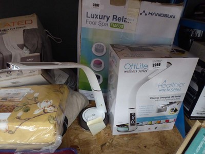 Lot 3266 - Otlite LED desk lamp in box plus 1 unboxed