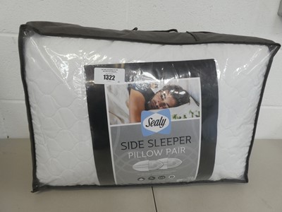 Lot 1322 - Sealy side sleeper pillow pair
